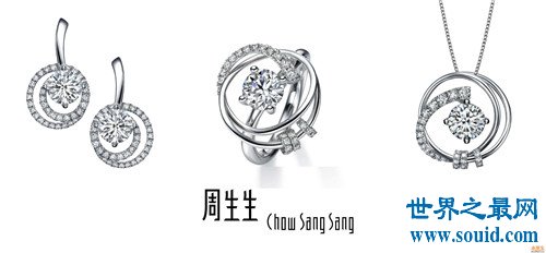 中国十大珠宝品牌介绍 周大福成为金饰业大热品牌