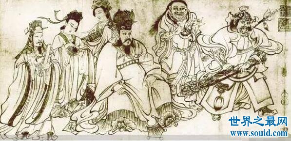 中国画圣是谁，唐代画家吴道子(被画工称为画画祖师)